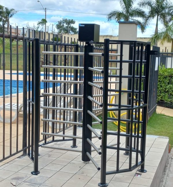 Mini Torniquete aço carbono preto